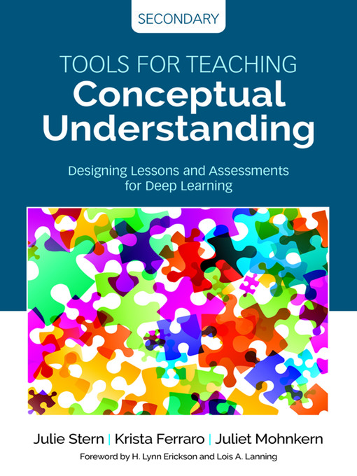Title details for Tools for Teaching Conceptual Understanding, Secondary by Julie Stern - Available